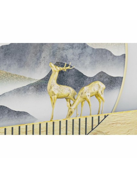Jeu de 3 tableaux DKD Home Decor Montagne Moderne (200 x 3 x 70 cm)