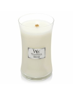 Bougie Parfumée Woodwick Core Large White Teak 609 g