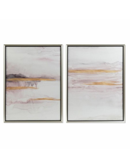 Cadre DKD Home Decor 60 x 3,5 x 80 cm Abstrait Urbaine (2 Unités)