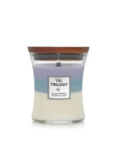 Bougie Parfumée Woodwick Trilogy Medium Calming Retreat
