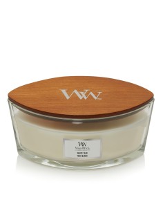 Bougie Parfumée Woodwick Core Ellipse White Teak 453 g