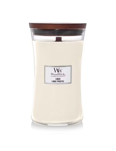 Bougie Parfumée Woodwick Core Large Linen
