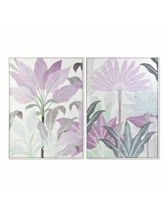 Cadre DKD Home Decor 103,5 x 4,5 x 144 cm Tropical (2 Unités)