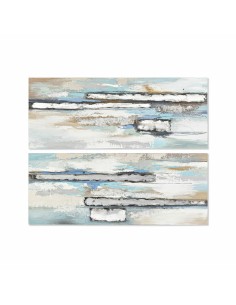 Cadre DKD Home Decor 150 x 3 x 60 cm Abstrait Moderne (2 Unités)