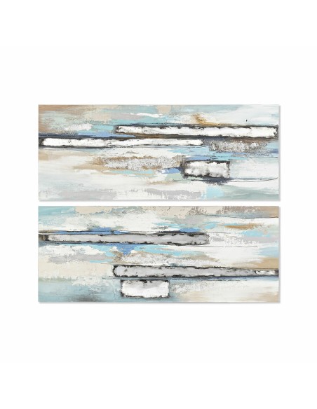 Cadre DKD Home Decor 150 x 3 x 60 cm Abstrait Moderne (2 Unités)