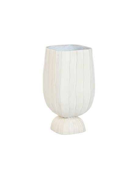 Cache-pot Home ESPRIT Argile Fibre Moderne 32 x 32 x 60 cm