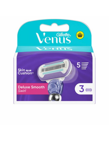 Rechanges pour Lame de Rasoir Gillette VENUS (3 Unités)