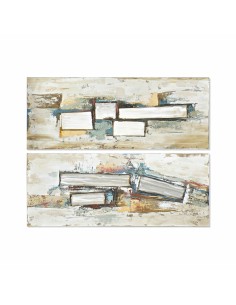 Cadre DKD Home Decor 150 x 3 x 60 cm Abstrait Loft (2 Unités)