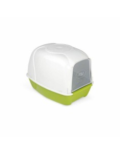 Bac à litière pour chats Aimé 704113 Vert Plastique (53 x 41 x 27,7 cm)