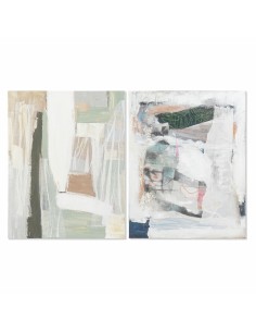 Cadre DKD Home Decor 80 x 3,7 x 100 cm Abstrait Urbaine (2 Unités)
