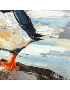 Cadre DKD Home Decor Oiseaux méditerranéen (45 x 2,7 x 45 cm) (2 Unités) 2