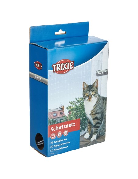 Filet de Sécurité pour Animaux de Compagnie Trixie 44333 50 x 40 x 15 cm Transparent Nylon 3 x 6 m