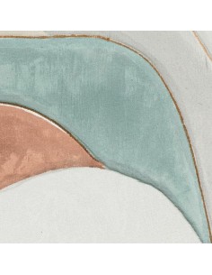 Cadre DKD Home Decor Moderne Cercles 80 x 3,7 x 100 cm (2 Unités) 2