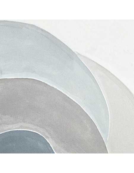 Cadre DKD Home Decor Moderne Cercles 80 x 3,7 x 100 cm (2 Unités)