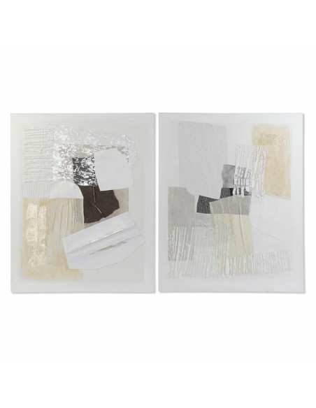 Cadre DKD Home Decor 80 x 3,7 x 100 cm Abstrait Urbaine (2 Unités)