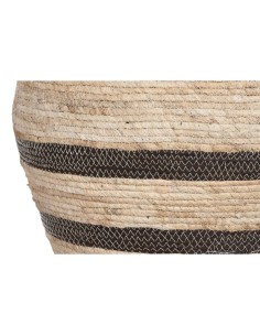 Cache-pot Home ESPRIT Marron Fibre Arabe 60 x 60 x 52 cm (4 Unités) 2
