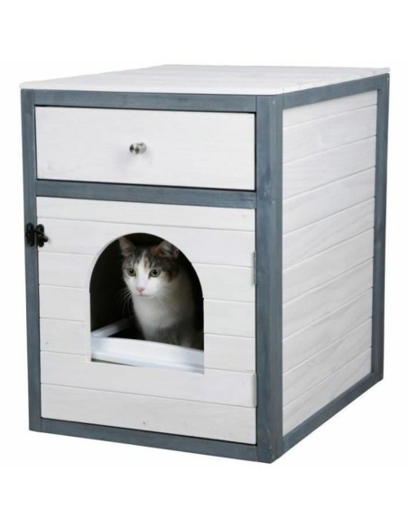 Bac à litière pour chats Kerbl Bleu Blanc Plastique