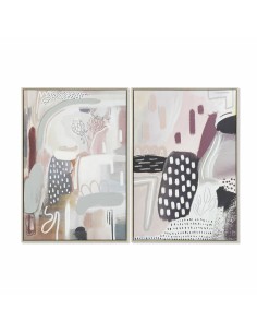 Cadre DKD Home Decor 63 x 4,5 x 93 cm Abstrait Urbaine (2 Unités)