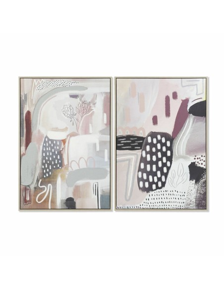 Cadre DKD Home Decor 63 x 4,5 x 93 cm Abstrait Urbaine (2 Unités)
