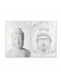 Cadre DKD Home Decor 82,5 x 4,5 x 122,5 cm Buda Oriental (2 Unités)
