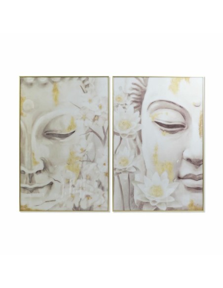 Cadre DKD Home Decor Buda 80 x 4 x 120 cm Oriental (2 Unités)