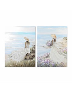 Cadre DKD Home Decor Femme 90 x 4 x 120 cm méditerranéen (2 Unités)