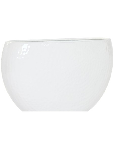 Cache-pot Home ESPRIT Blanc Aluminium 54 x 24 x 36 cm 54 x 25 x 36 cm (5 Unités)