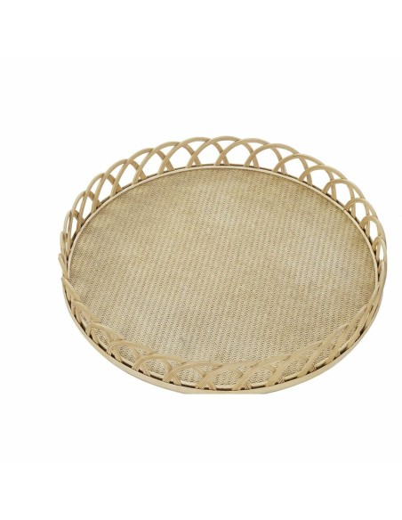 Centre de Table DKD Home Decor Marron Bambou (58 x 58 x 9 cm)