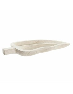 Centre de Table DKD Home Decor Marron Naturel Feuille d'une plante Boho 30 x 40 cm 48,5 x 21 x 5 cm