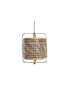 Suspension DKD Home Decor Noir Marron 220 V 50 W (36 x 36 x 48 cm)