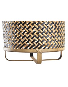Suspension DKD Home Decor Noir Marron 220 V 50 W (36 x 36 x 48 cm) 2