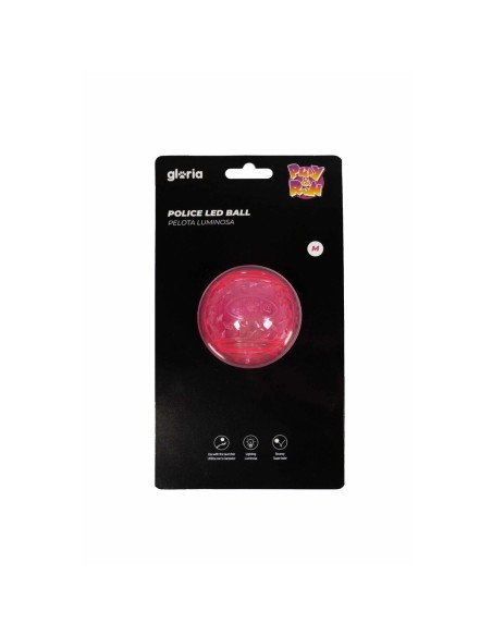 Boule pour animaux de compagnie Gloria PLAY AND RUN Rose TPR 6,35 cm