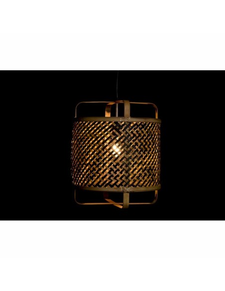Suspension DKD Home Decor Noir Marron 220 V 50 W (36 x 36 x 48 cm)