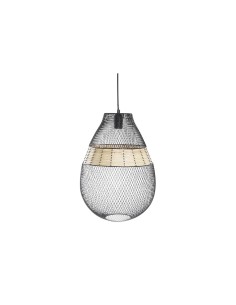 Suspension DKD Home Decor Noir Métal Marron 50 W 32 x 32 x 43 cm