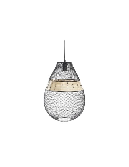 Suspension DKD Home Decor Noir Métal Marron 50 W 32 x 32 x 43 cm
