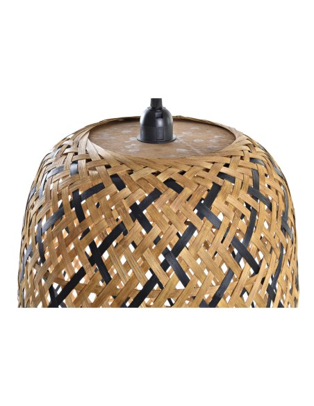 Suspension DKD Home Decor Noir Marron 220 V 50 W (41 x 41 x 39 cm)