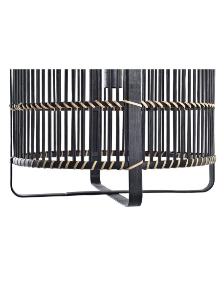 Suspension DKD Home Decor Noir Bambou 50 W 40 x 40 x 35 cm