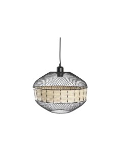 Suspension DKD Home Decor Noir Marron 220 V 50 W (31 x 31 x 27 cm)
