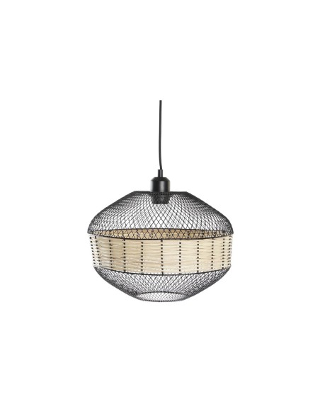 Suspension DKD Home Decor Noir Marron 220 V 50 W (31 x 31 x 27 cm)