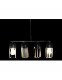 Suspension DKD Home Decor Noir Doré 220 V 50 W (60 x 11 x 26 cm) 2