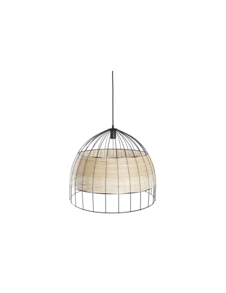 Suspension DKD Home Decor Marron Noir Métal 50 W 50 x 50 x 42 cm