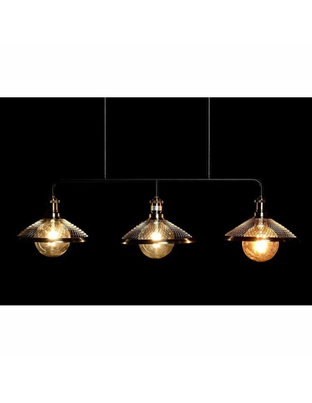 Suspension DKD Home Decor 100 x 29 x 22 cm Noir Doré Métal 50 W