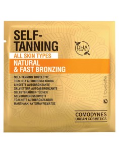 Lingettes Autobronzantes Natural & Fast Bronzing Comodynes Tanning
