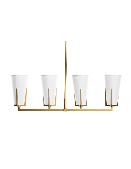 Suspension DKD Home Decor Doré Blanc (67 x 14 x 22 cm)