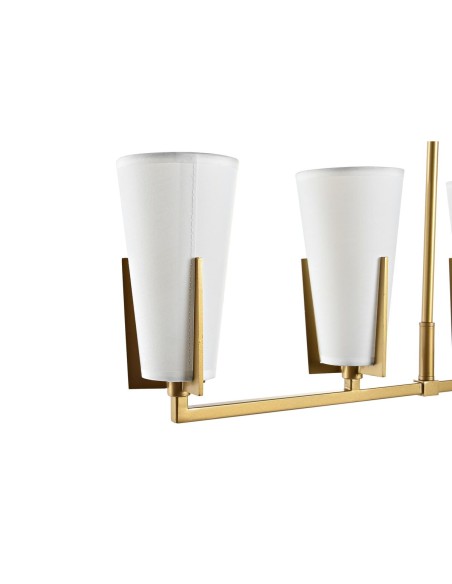 Suspension DKD Home Decor Doré Blanc (67 x 14 x 22 cm)