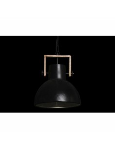 Suspension DKD Home Decor Marron Noir Métal Bois de manguier 50 W 40 x 40 x 49 cm 2