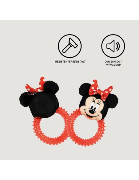 Jouet pour chien Minnie Mouse   Rouge 100 % polyester