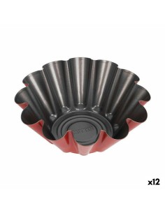 Moule à flan Quttin Cherry Acier au carbone 24 x 24 x 9 cm (12 Unités)