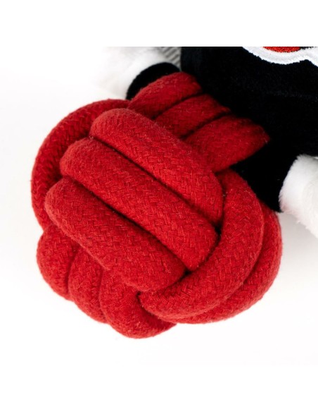 Jouet pour chien Mickey Mouse Rouge Polyester Coton