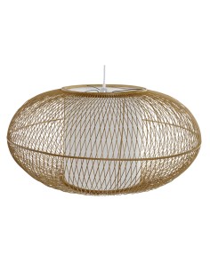 Suspension DKD Home Decor Blanc Naturel Bambou 40 W 83 x 83 x 40 cm
